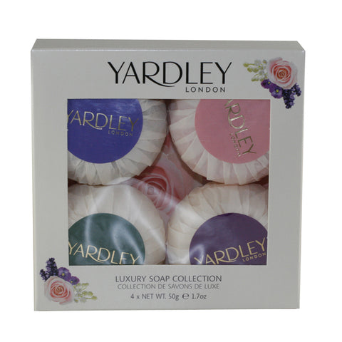 YAM40 - Yardley Of London Luxury Soap Collection 4 Pc. Gift Set for Women
