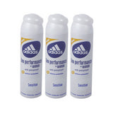 ADD39 - Adidas Sensitive Anti-Perspirant for Women - 3 Pack - Spray - 5 oz / 150 ml - Alcohol Free