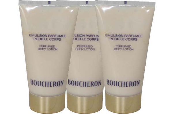 BOU19 - Boucheron Body Lotion for Women - 3 Pack - 1.6 oz / 50 ml - Unboxed