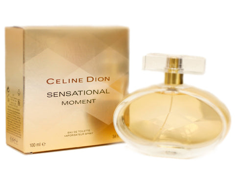 ClS125 - Celine Dion Sensational Moment Eau De Toilette for Women - Spray - 3.4 oz / 100 ml