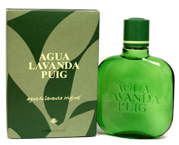 AQU7M - Agua Lavanda Puig Dry Lavender for Men - Splash - 6.75 oz / 200 ml