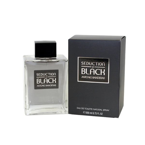 ASB67M - Seduction In Black Eau De Toilette for Men - 6.7 oz / 200 ml Spray