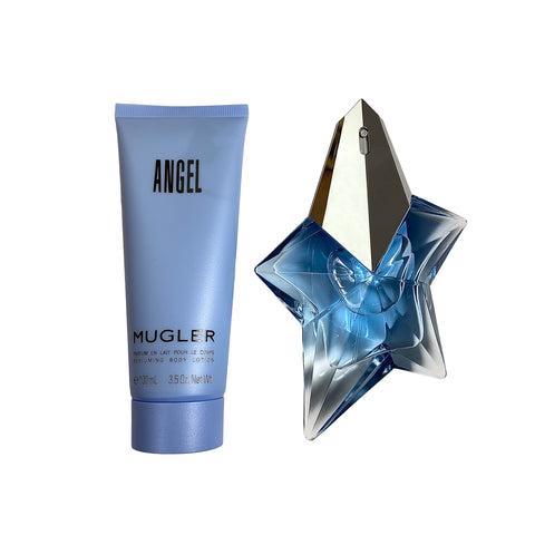 AN345 - Angel 2 Pc. Gift Set ( Eau De Parfum Spray 1.7 Oz + Perfuming Body Lotion 3.5 Oz ) for Women by Thierry Mugler