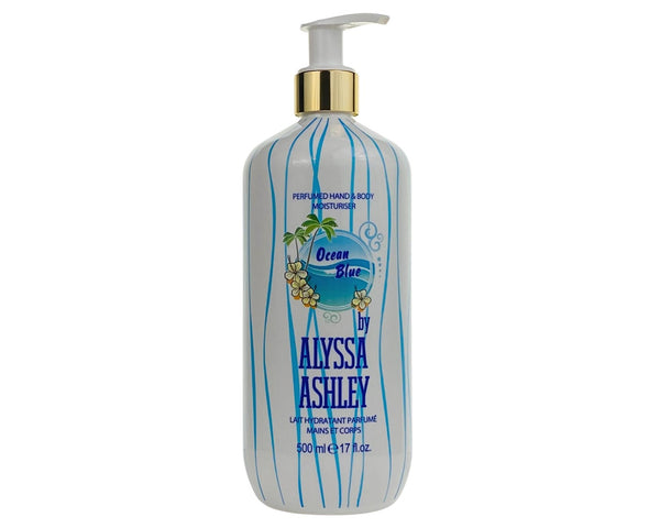 AOB17 - Alyssa Ashley Ocean Blue Perfumed Hand & Body Moisturiser for Women - 17 oz / 500 ml