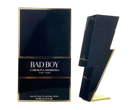 BAB34M - Carolina Herrera Bad Boy Eau De Toilette for Men - 3.4 oz / 100 ml - Spray