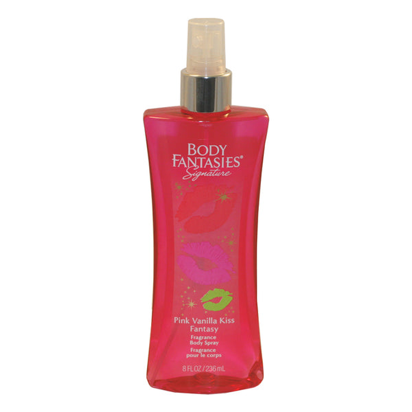 BF44 - Body Fantasies Signature Pink Vanilla Kiss Fantasy Body Spray for Women - 8 oz / 236 ml