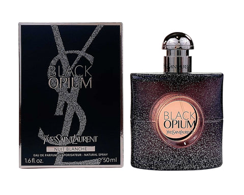 BON6 - Yves Saint Laurent Black Opium Nuit Blanche Eau De Parfum for Women - 1.6 oz / 50 ml - Spray
