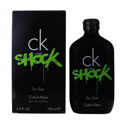 CKS34M - Ck One Shock Eau De Toilette for Men - 3.4 oz / 100 ml