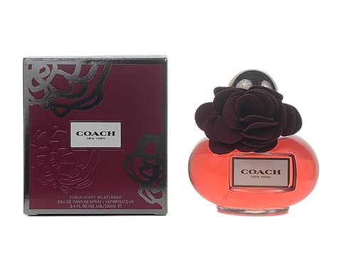 CPWF34 - Coach Poppy Wildflower Eau De Parfum for Women - 3.4 oz / 100 ml