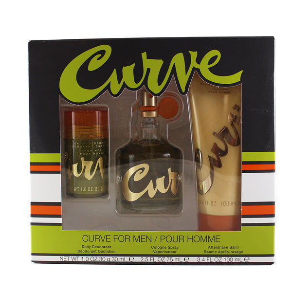 CU345M - Liz Claiborne Curve 3 Pc. Gift Set for Men