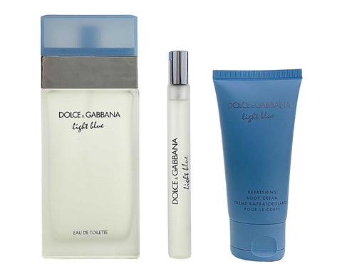 DGLB33 - Dolce & Gabbana Light Blue 3 Pc. Gift Set for Women
