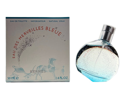 HEMB1 - Hermes Eau Des Merveilles Bleue Eau De Toilette for Women - 1.6 oz / 50 ml - Spray