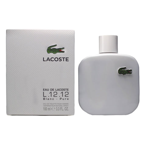 LAB33M - Eau De Lacoste L.12.12 Blanc Eau De Toilette for Men - 3.3 oz / 100 ml