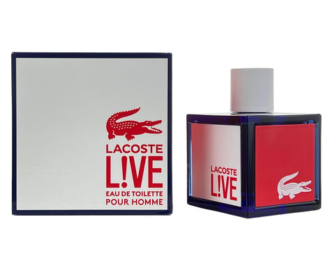 LLV34M - Lacoste Live Eau De Toilette for Men - 3.4 oz / 100 ml - Spray
