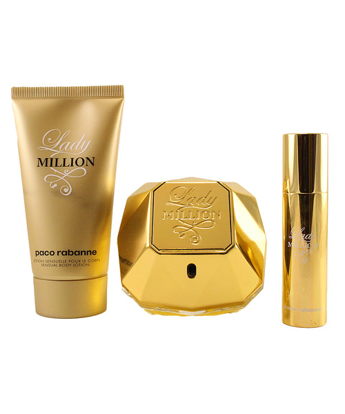 MILL24W - Paco Rabanne Lady Million 3 Pc. Gift Set for Women - Default Title