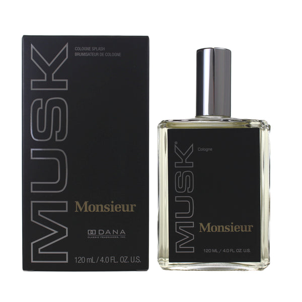 MO366M - Dana Monsieur Musk Cologne for Men - 4 oz / 120 ml