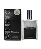 MO85M - Dana Monsieur Musk Aftershave for Men - 4 oz / 120 ml