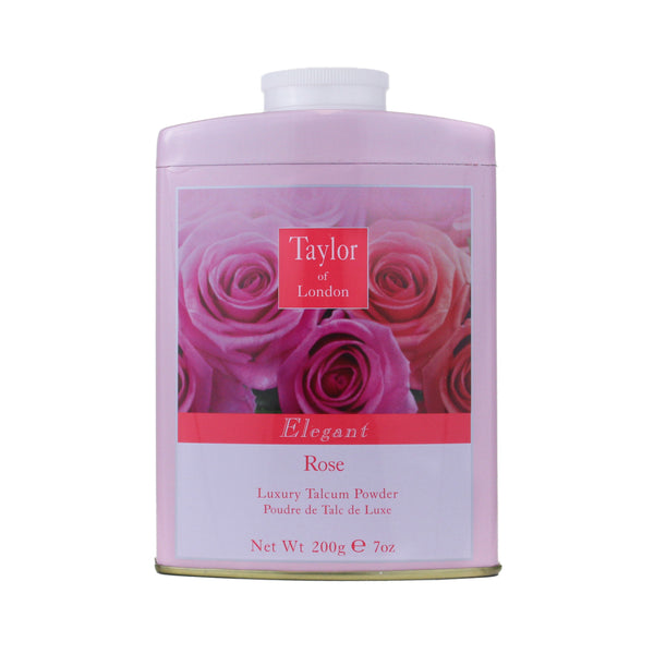 TOR12 - Taylor Of London Rose Talcum Powder for Women - 7 oz / 200 g