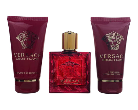 VEFM3 - Gianni Versace Versace Eros Flame 3 Pc. Gift Set for Men