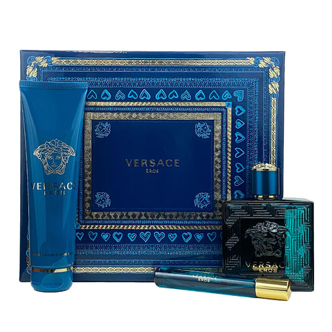 VER559M - Gianni Versace Versace Eros 3 Pc. Gift Set for Men