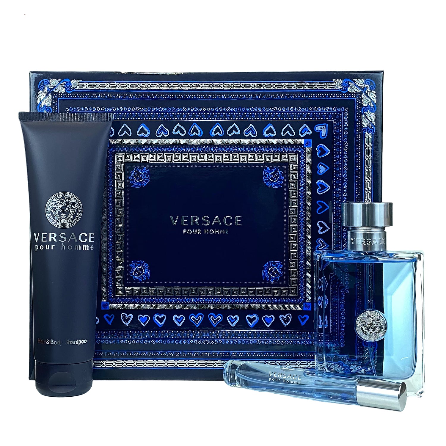 Versace Pour Homme 3 Pc. Gift Set by Gianni Versace for Men