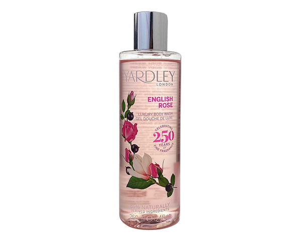 YAR86 - Yardley English Rose Luxury Body Wash for Women - 8.4 oz / 250 ml