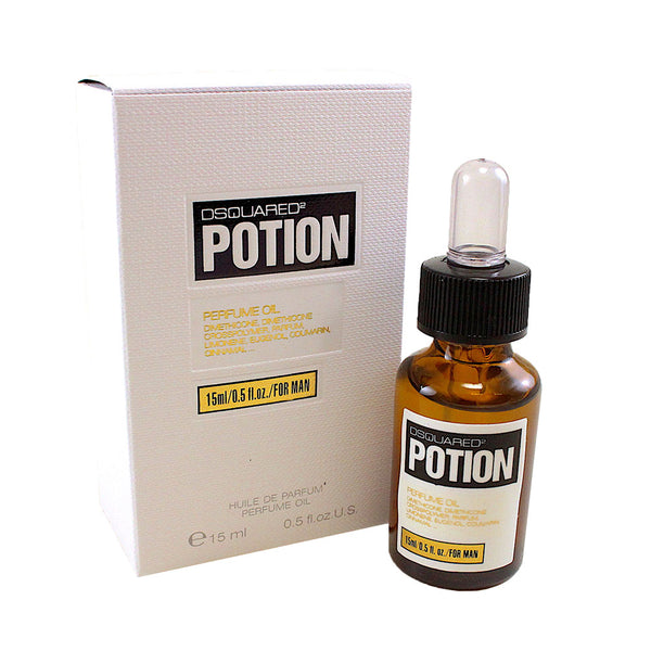 DSP5M - Dsquared2 Potion Perfume Oil for Men - 0.5 oz / 15 ml