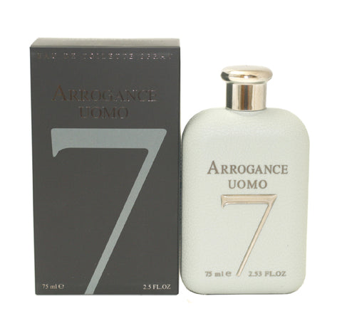 ARR96M - Arrogance Uomo 7 Eau De Toilette for Men - 2.5 oz / 75 ml Spray