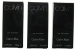 CA54M - Calvin Klein Calvin Eau De Toilette for Men | 3 Pack - 0.25 oz / 7.5 ml (mini)