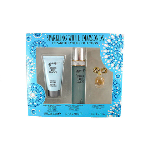 WDS189 - Sparkling White Diamonds 3 Pc. Gift Set for Women