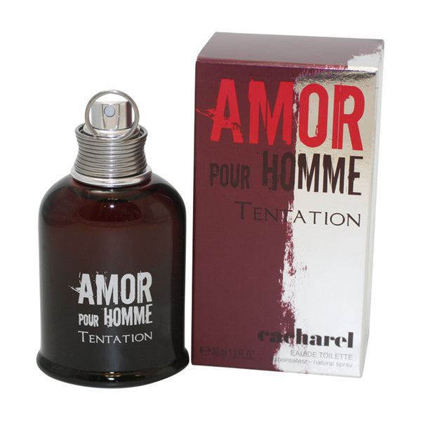 AMT13M - Amor Pour Homme Tentation Eau De Toilette for Men - Spray - 1.3 oz / 40 ml