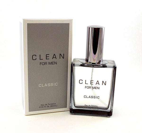 CLM2M - Clean Classic Eau De Toilette for Men - 2.14 oz / 60 ml Spray