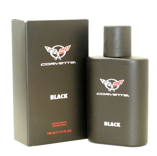 COV18M - Corvette Black Eau De Toilette for Men - Spray - 3.4 oz / 100 ml