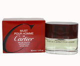 MU16M - Must De Cartier Pour Homme Eau De Toilette for Men - Spray - 1.6 oz / 50 ml