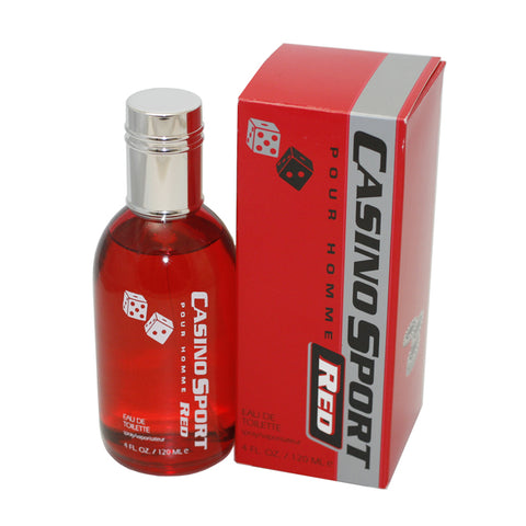 CSR4M - Casino Sport Red Eau De Toilette for Men - 4 oz / 120 ml Spray