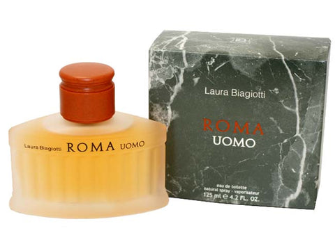 RO30M - Roma Uomo Eau De Toilette for Men - 4.2 oz / 125 ml Spray