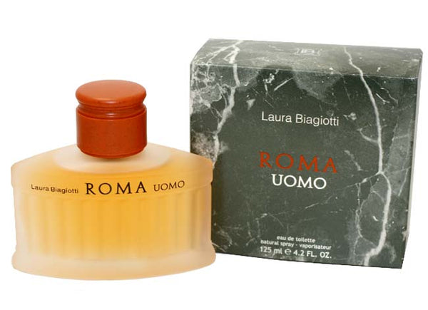 RO30M - Roma Uomo Eau De Toilette for Men - 4.2 oz / 125 ml Spray