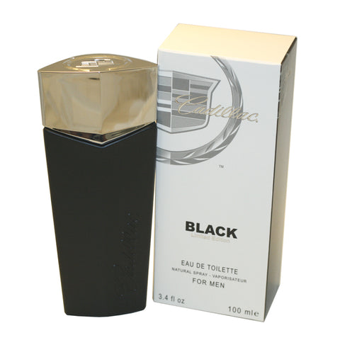 CBL34M - Cadillac Black Eau De Toilette for Men - Spray - 3.4 oz / 100 ml - Limitied Edition