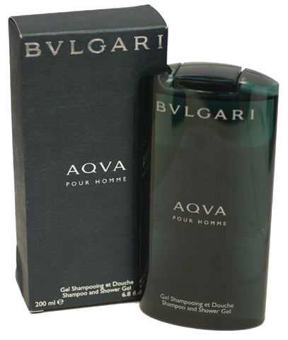 BV15M - Bvlgari Aqva Pour Homme Shampoo & Shower Gel for Men - 6.8 oz / 200 ml