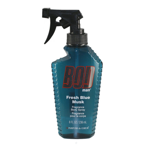 BBM8M - Bod Man Fresh Blue Musk Body Spray for Men - 8 oz / 236 ml