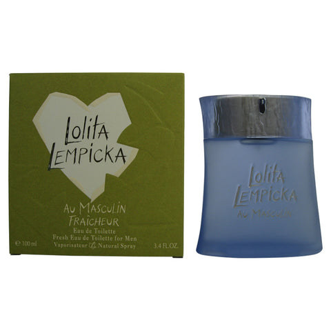 LO19M - Lolita Lempicka Au Masculin Fraicheur Eau De Toilette for Men - Spray - 3.4 oz / 100 ml