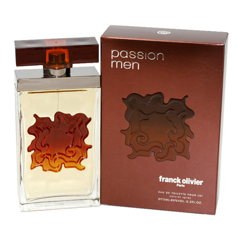 FOP25M - Franck Olivier Passion Eau De Toilette for Men - Spray - 2.5 oz / 75 ml