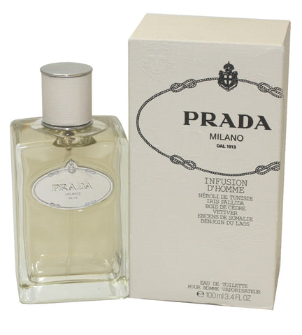 PRAD19M - Prada Infusion D'Homme Eau De Toilette for Men - Spray - 3.3 oz / 100 ml