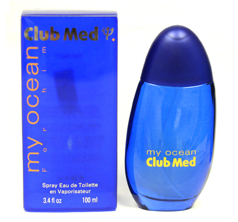 CLU6M - Club Med My Ocean Eau De Toilette for Men - Spray - 3.4 oz / 100 ml