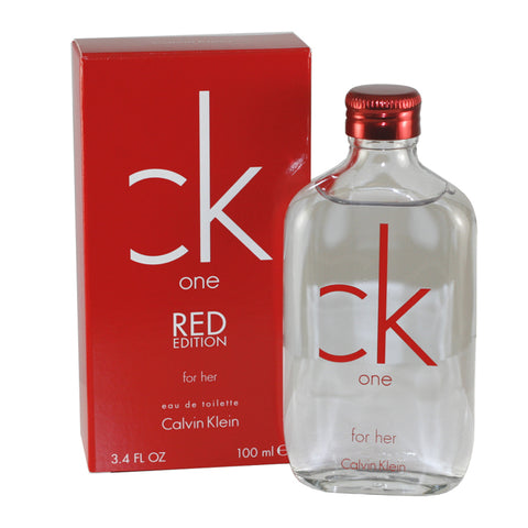 CKR34W - Ck One Red Eau De Toilette for Women - 3.4 oz / 100 ml Spray