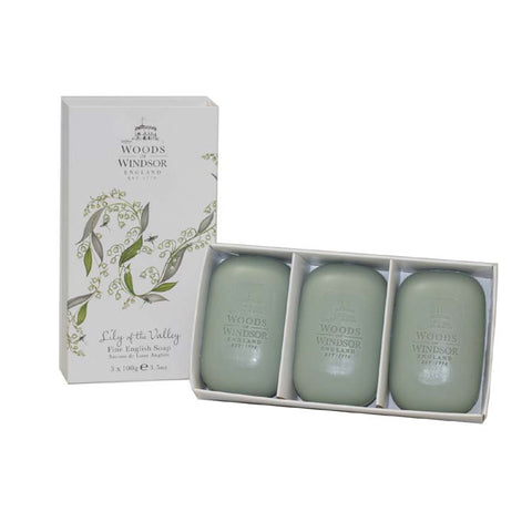 LIL10 - Lily Of The Valley. Soap for Women - 3 Pack - 3.34 oz / 100 g