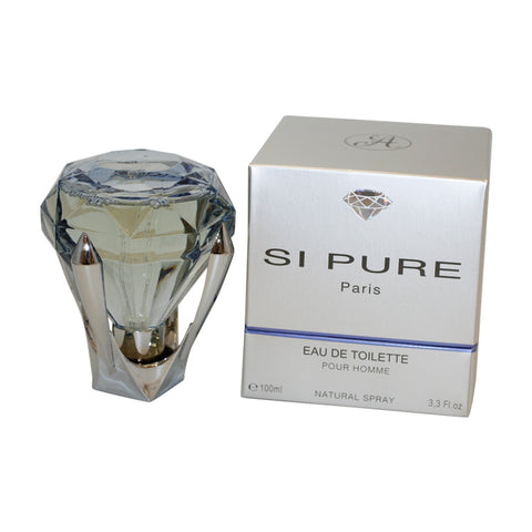 SI10M-F - Si Pure Eau De Toilette for Men - Spray - 3.3 oz / 100 ml