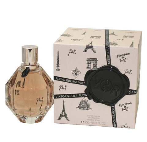 FBP34 - Flowerbomb De Paris Eau De Parfum for Women - Spray - 3.4 oz / 100 ml