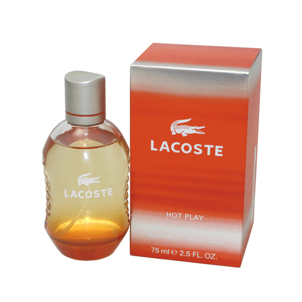 LAC14M - Lacoste Hot Play Eau De Toilette for Men - Spray - 2.57 oz / 75 ml