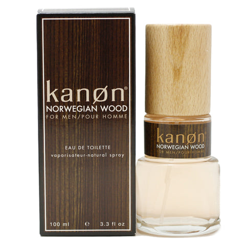 KNW25M - Kanon Norwegian Wood Eau De Toilette for Men - 3.3 oz / 100 ml Spray
